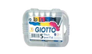 Guache Giotto 7,5ml Cores primarias Cx 5