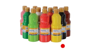 Guache Liquido Giotto Escolar 500ml Vermelho