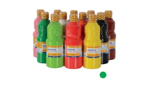 Guache Liquido Giotto Escolar 500ml Verde