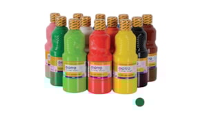 Guache Liquido Giotto Escolar 500ml Verde Escuro