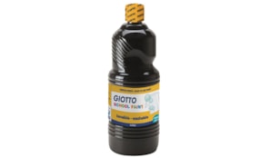 Guache Liquido Giotto Escolar 1 Litro Preto