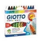 Lapis de Cera Giotto Maxi 12 Cores