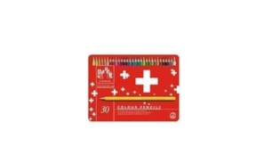 Lápis Cor Caran DAche Swisscolor Cx Metálica 30 Cores