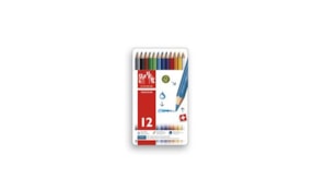 Lápis Cor Aguarelável Caran DAche Fancolor Cx Metal 12un