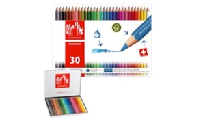 Lápis Cor Aguarelável Caran DAche Fancolor Cx Metálica 30un