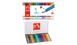 Lápis Cor Aguarelável Caran DAche Fancolor Cx Metal 40un
