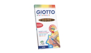 Lapis Cor 18cm Giotto Natural Cx Cartao 12un