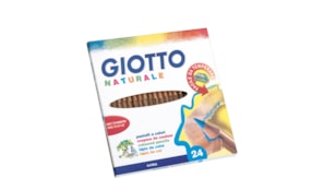 Lapis Cor 18cm Giotto Natural Cx Cartao 24un