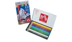 Lapis Cor Caran DAche Prismalo Cx Metalica 12 Cores