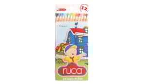 Lapis Cor 18cm Viarco RUCA Cx Cartao 12un