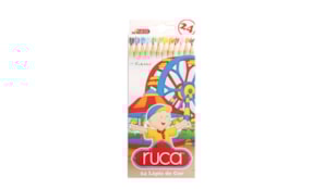 Lapis Cor 18cm Viarco RUCA Cx Cartao 24un
