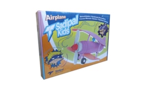 Kit Montagem Cartão Sadipal Kids Avião