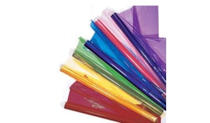 Papel Celofane 50x65cm Rolo 25 Folhas Cor Azul