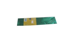Papel Crepe 50x150cm Rolo Cor Verde Metalizado