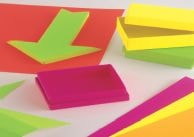 Papel Fluorescente  50x65cm Rolo 25 Folhas Cor Vermelho