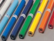 Papel Lustro Rolo 25 Folhas 50x65 Azul Forte