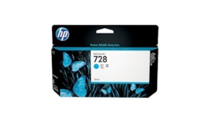 Tinteiro HP 728 Azul F9J67A 130ml