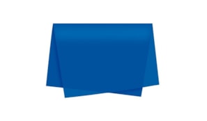 Papel Seda 51x76cm Pack 25 Folhas Azul Forte