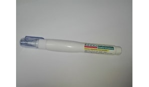 Corretor Caneta Ecco Ponta Metal Roller 7ml 1un