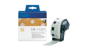White 23mmX23mm 1000psc por Brother P-Touch QL1000 1050 1060