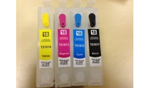 17ML Ciano cartucho vazio 18XL
