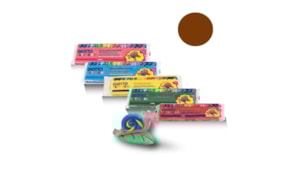 Plasticina Giotto Patplume 350gr Castanho
