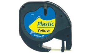 BK-Yellow 12mmX4m Plastica  Dymo 2000,LT100H,QX50#S0721670