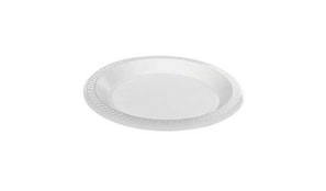 Pratos Plástico Sopa Branco PS 170mm 50un