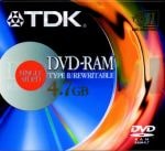 Dvd-Ram TDK Regravavel 5.2GB