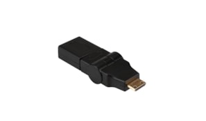 Mini Adaptador HDMI Macho / Fêmea Rotativo