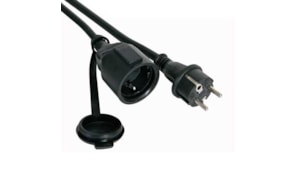 Extensao Electrica 10 mt Preto