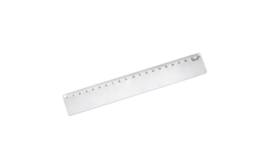 Regua Plastico Cristal SmartD 20cm -1 un