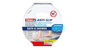 Fita Adesiva Tesa Anti-Derrapante Banho 25mmx5mts Transp