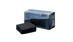 Guardanapos 20x20 2fls P&P Preto 100un