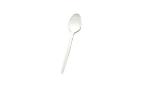 Colheres Sobremesa Plástico (Emb Individual) Branco 1000un