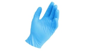 Luvas Nitrilo s/Pó Azul Tamanho (XL) (Pack 100un)
