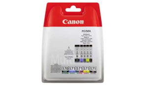 Pack Tinteiros Canon 570/571 Preto / 4 Cores 0372C004