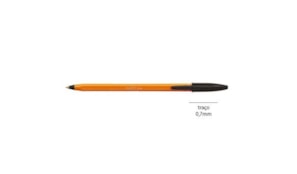 Esferografica Ball Point Fine BIC Orange Preto Cx 20un