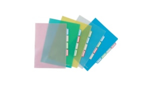 Dossier Plastico com 4 Separadores-Azul-1un