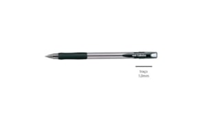 Esferografica Uni Lakubo SG100 Ruber Grip 1,0mm Preto-12un