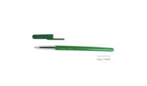 Esferográfica Ball Point 1mm Opaca Verde Cx 50 Un