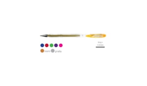 Esferográfica Uni UM120SP Signo Sparkling 1,0mm Ouro-1un