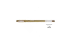 Esferografica Gel Uni UM120NM Signo NobleMetal 0.8mm Ouro-1u