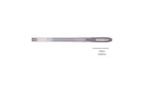 Esferografica Gel Uni UM120NM Signo NobleMetal 0.8mm Prata-1