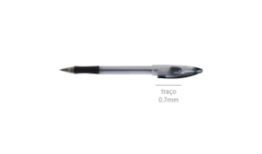 Esferografica Gel 0.7mm Preta 1 unid