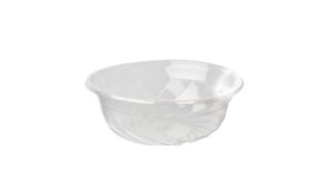 Saladeiras 950ml PLA Redondo Transparente 50un