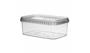 Caixa Alimentar PP Plástico Retangular 1200ml 1un