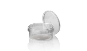 Caixa Alimentar PP Plástico Redonda 300ml 50un