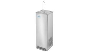 Bebedouro Água Natural Inox Torneira Pedal Filtro