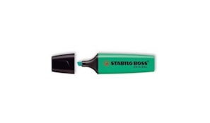 Marcador Fluorescente Stabilo Boss Turquesa 70/51 Cx 10un